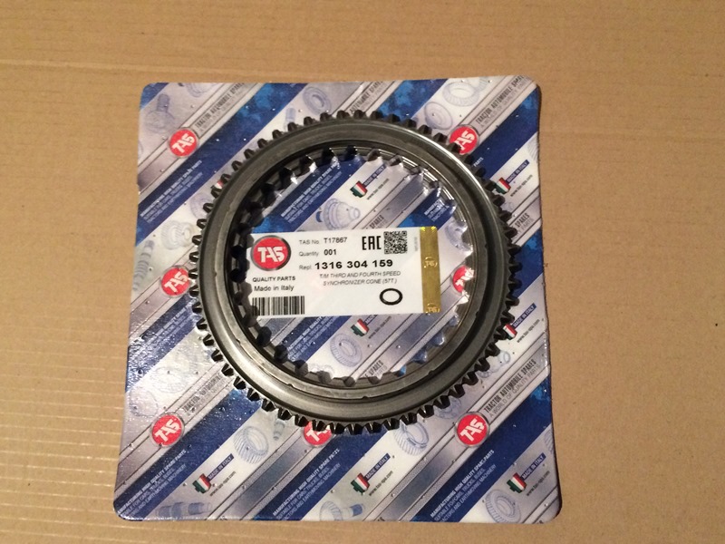 КОЛЬЦО КОНУСНОЕ СИНХРОНИЗАТОРА ТРЕТЬЕЙ ЧЕТВЕРТОЙ ПЕРЕДАЧИ (ER) 9553 4409